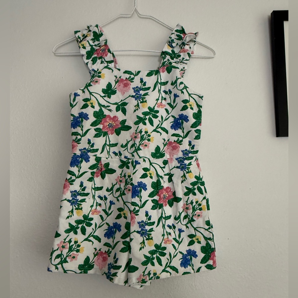 Janie and Jack Floral Kids Dress - Pink, Blue, Green